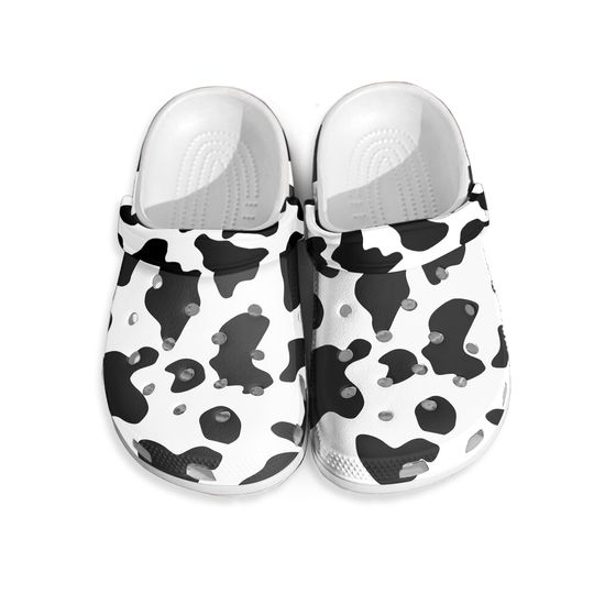 Cow Print All Over Print Classic Clogs