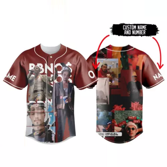 BBNO$ I Don’t Care At All Personalized Baseball Shirt