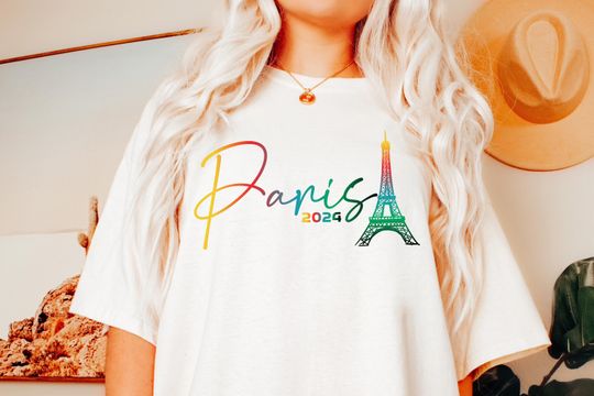 Paris 2024 Olympic Games T-shirt, Summer Olympics T-shirt, Olympia 24, France 2024, Olympic Design, Paris Olympics, Summer Games 24
