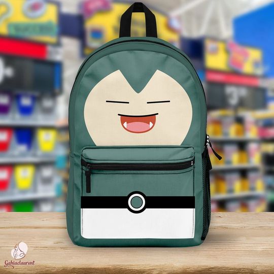 Sn Lax School Backpack | Sn Lax Backpack | Anime School Bag | Pocket Monsters Backpack | PKM Backpack | Kids School Backpack