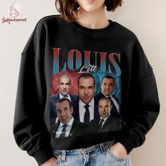 Louis Litt Bootleg 90's Sweatshirt | Louis Litt Suits Movie Bootleg Shirt | Movie Fan Gift | Suits Movie Louis Litt | Suits Movie Merch
