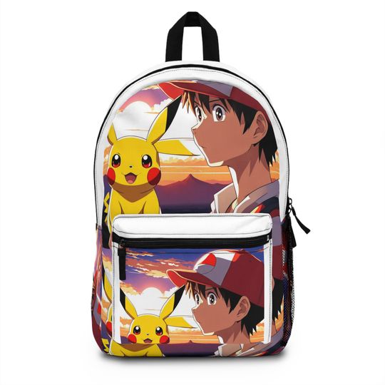PKM Trainer Backpack, PKM Backpack, Cartoon Park Bag, Cute School Bag, Kids Backpack