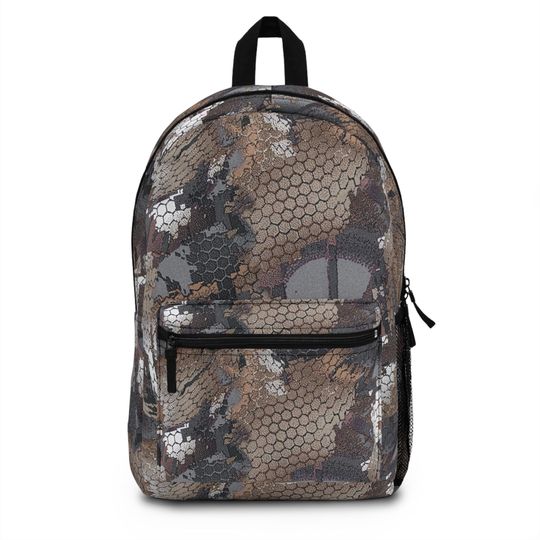 Camo Inspired Sitka Optifade Waterfowl Timber Bookbag/Old School Backpack/Trendy Camouflaged Travel bag/Camo Student Bookbag/Kids School Bag