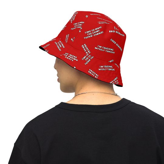 Bucket hat inspired by Deadpool