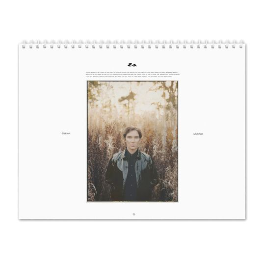 Cillian Murphy Vol.3 - 2025 Wall Calendar