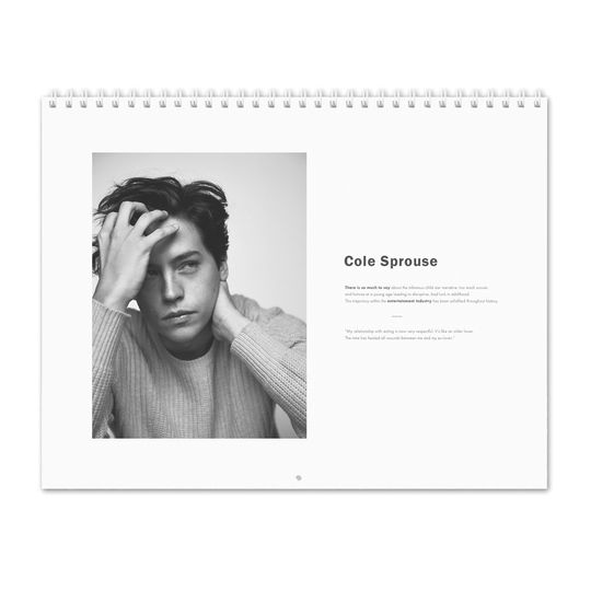 Cole Sprouse Vol.2 - 2025 Wall Calendar