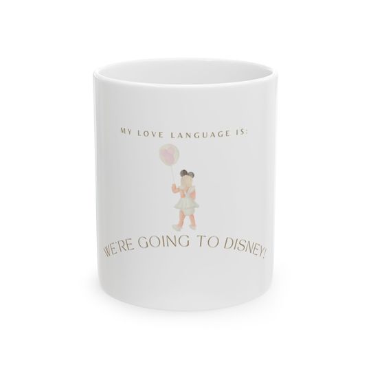 Disney Fan Mug | Mickey Ears Cup | Disney Fan Cup | Ceramic Mug