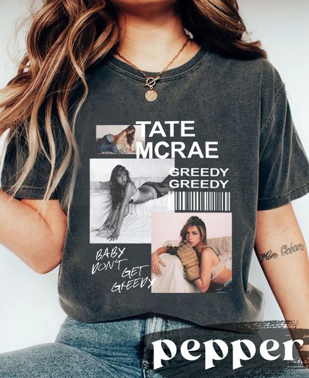 Tate McRae T-Shirt, Tate McRae The Think Later World Tour 2024 Tour Shirt, Tate McRae 2024 Concert Merch, Tate McRae Fan Gift Shirt