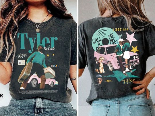 Tyler the Creator 'Call Me If You Get Lost' Shirt, Music T Shirt, Tyler Creator Shirt, Retro Tyler Unisex Shirt, Retro Bootleg 90s Shirt