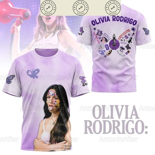 Olivia Rodrigo Guts World Tour Shirt, Guts Tour 2024 Shirt, Olivia Rodrigo Fan Shirt, Olivia Guts Merch, Tour 2024 Shirt, Concert Shirt