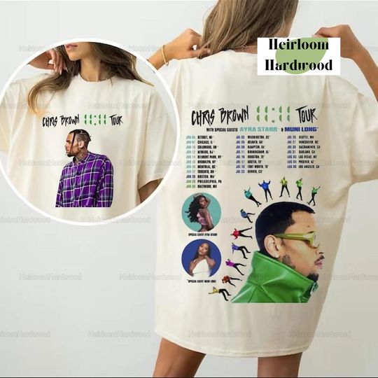 Chris Brown 2024 Concert Shirt, Chris Brown Tour Merch, Chris Brown Shirt, Chris Brown 1111 Tour 2024 Shirt, 2024 Tour Shirt, Music Tou