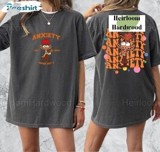 Disney Anxiety Shirt, Inside Out Shirt, Anxiety Emotions Shirt, Magic Kingdom Shirt, Disney Pixar Shirt, Disney Anxiety Inside Out Shir