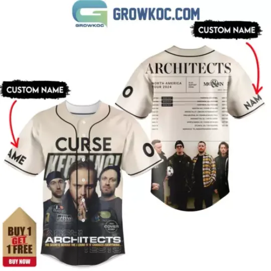 Architects North America Tour 2024 Personalized Baseball Shirt