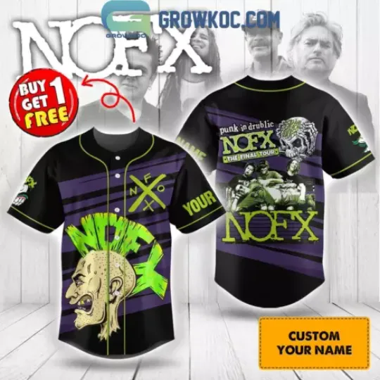 Punk In Drublic The Final Tour 2024 Of NOFX Band Personalized Baseball Shirt