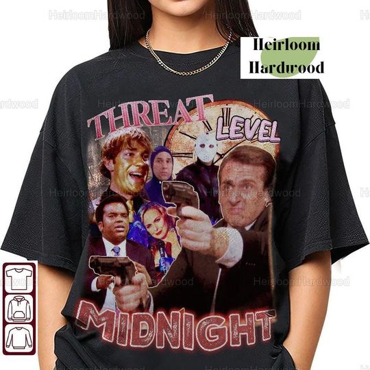 The Office Threat Level Midnight Shirt, The Office Character, Michael Scott Shirt, Threat Level Midnight The Movie T-shirt