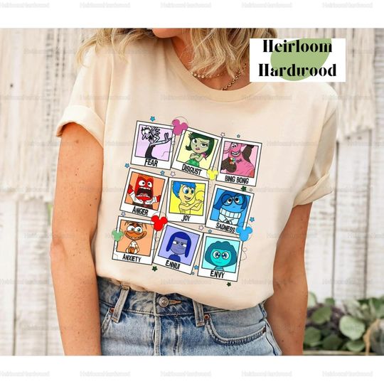 Inside Out 2 Characters Shirt, Inside Out 2 T-shirt, Disney Family Trip, Its Okay To Feel Shirt, Disney Trip Shirt, Pixar Inside Out Sh
