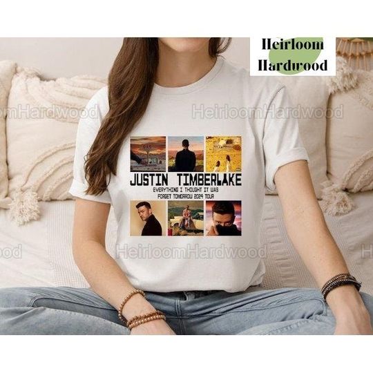 2024 Justin Timberlake Tour Shirt, Forget Tomorrow World Tour Shirt, 2024 Tour Shirt, Justin Timberlake T-shirt, Music Tour Shirt, Jt W