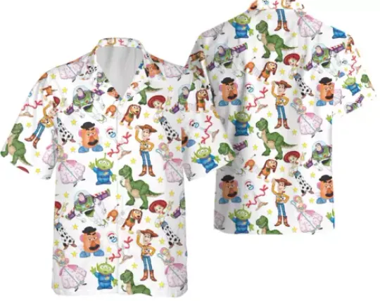 Toy Story Hawaiian Shirt, Woody Buzz Lightyear Shirt, Magical Kingdom Hawaii