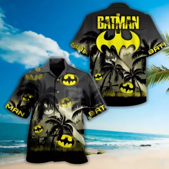 Batman Hawaiian Shirt Summer Gift For Fans Short Sleeves