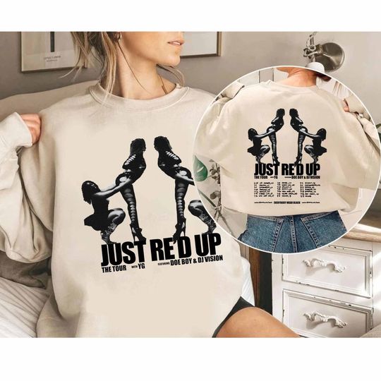 YG 2024 Just Re'd Up Tour Shirt, YG Fan Shirt, Just Re'd Up Tour 2024 Shirt, YG Rap Tee