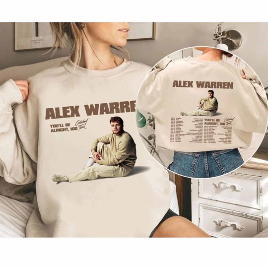 Alex Warren You'll Be Alright, Kid Tour 2024 Shirt, Alex Warren Fan Shirt, Alex Warren 2024 Concert Shirt