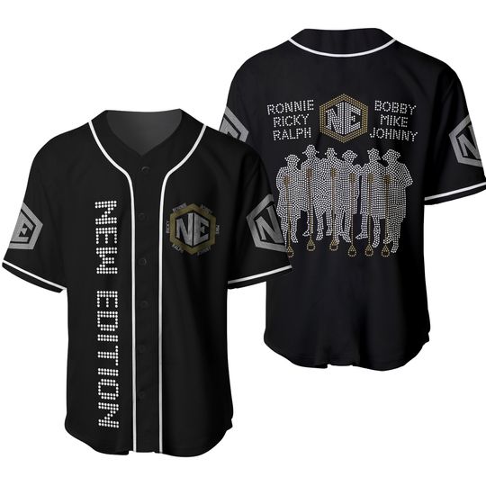 New Edition Jersey, NE Band Jersey Shirt, New Edition Baseball Jersey, New Edition TShirt, NE Band Shirt, Legacy Tour 2024 Shirt