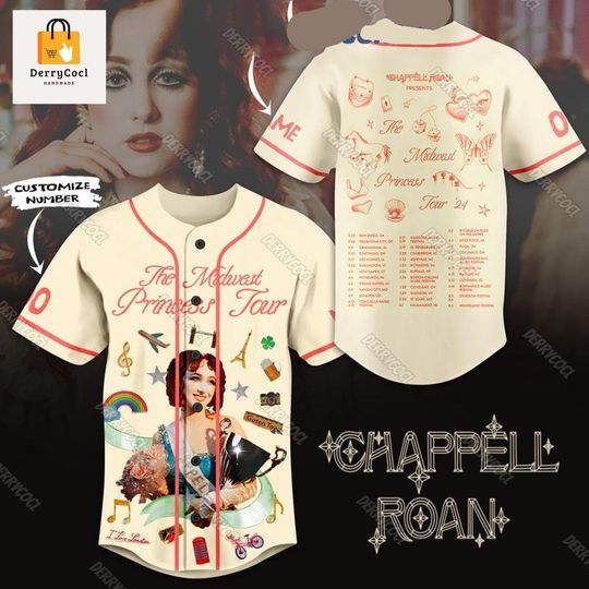 Chappell Roan Shirt, Chappell Roan Baseball Jersey, The Midwest Princess Tour Jersey, Hot To Go Summer Shirt, Pink Pony Club Baseball T