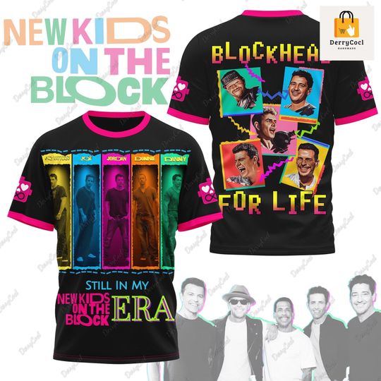NK on The Block 3D Shirt, NKOT Block Still In My Era T-Shirt, Classic Rock Concert Tee, NK on The Block Tour 2024 Shirt For Fan