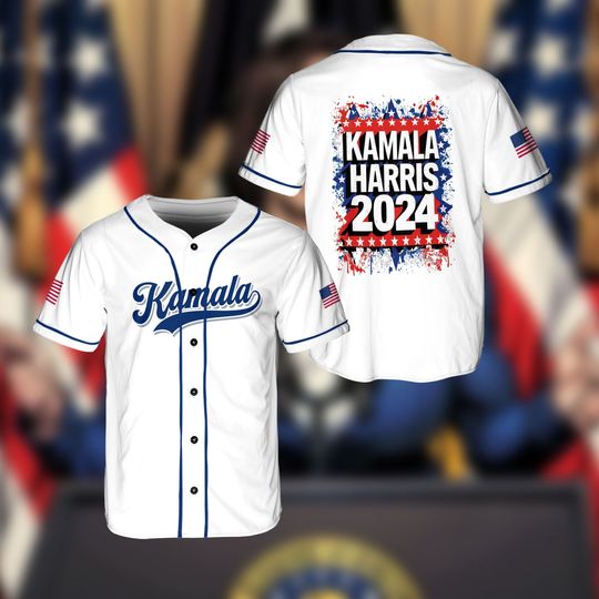 Kamala Harris Presidential Election Campaign Jersey, President Kamala Jersey, Republican Anti-Democrat Shirt, Women Power