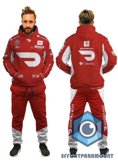 Bubba Wallace Nascar Shirt Hoodie Racing Uniform Clothes Hoodie Joggers Sets, Gift For Father, Gift For Him
