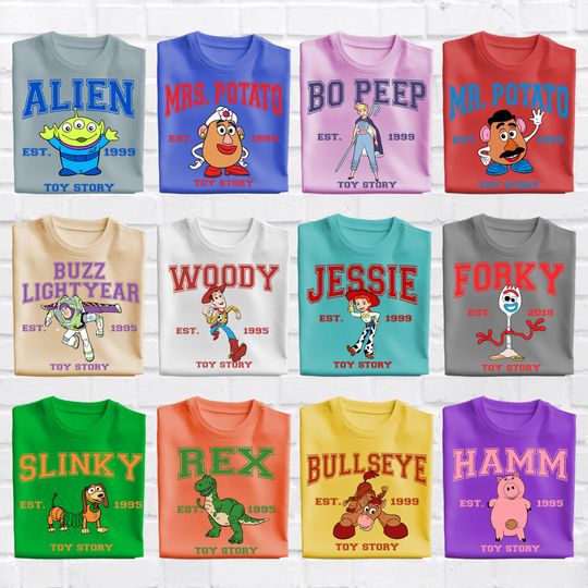 Toy Story Characters Shirt, Disneyland Trip Shirt, Toy Story Fun Gift, Toy Story Birthday Gift, Toy Story Fun T-shirt