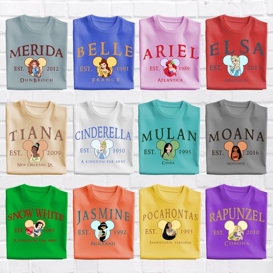 Disney Princess Shirt, Disney Girls Trip, Princess Shirt, Disney Women Shirt, Disneyland Trip Shirt, Disney Princess Gift, Birthday Gift