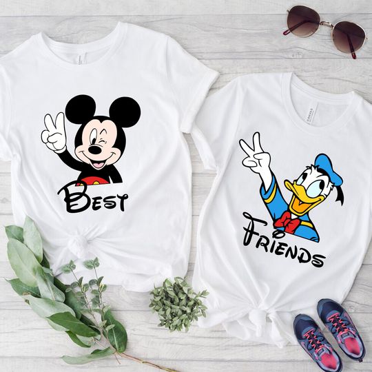 Disney Mickey and Friends Shirt, Best Friends Shirt, Mickey and Donald Duck Shirts, Best Friends Matching Shirts, Disneyland Trip Shirt