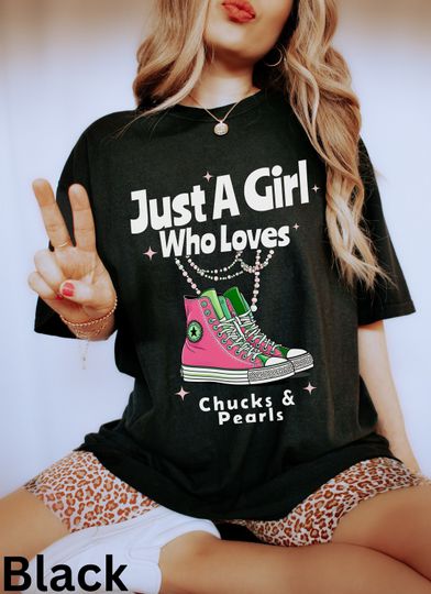 Chucks And Pearls Shirt 2024 Kamala Harris Shirt, Election 2024