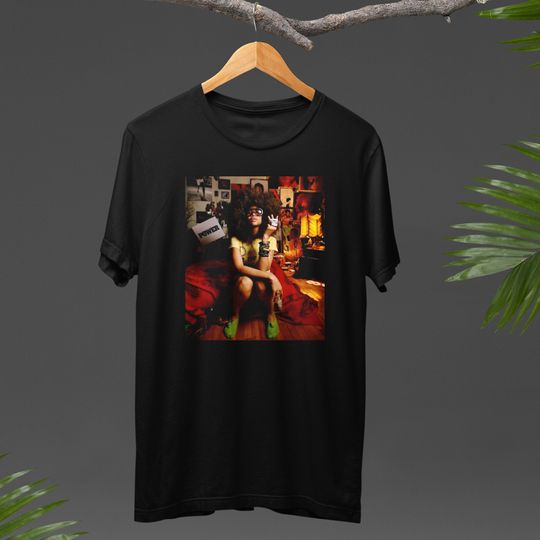 Erykah badu power 90's t-shirt | Cotton Short Sleeve Shirt | Casual Shirt | Trending Shirt