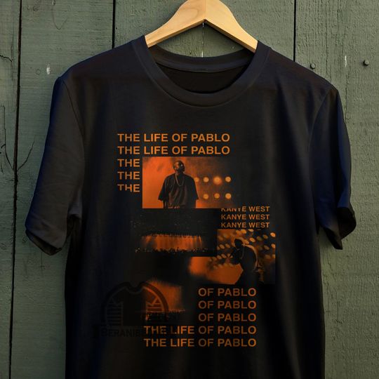 Kanye West Jeen-yuhs The Life Of Pablo Gift Design Retro Tshirt | Cotton Short Sleeve Shirt | Casual Shirt | Trending Shirt