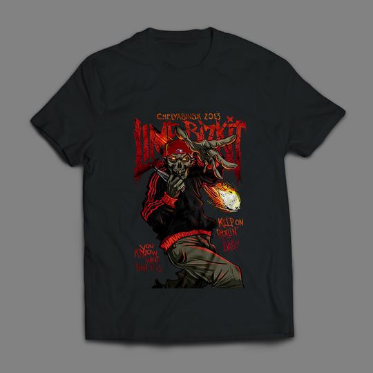 Limp Bizkit Chelyabinsk 2013 Concert Unisex Heavy Cotton Tee | Cotton Short Sleeve Shirt | Casual Shirt | Trending Shirt
