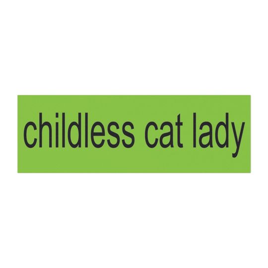 Childless Cat Lady For Kamala Car Magnet, Childless Cat Lady For Harris, Car Accessory