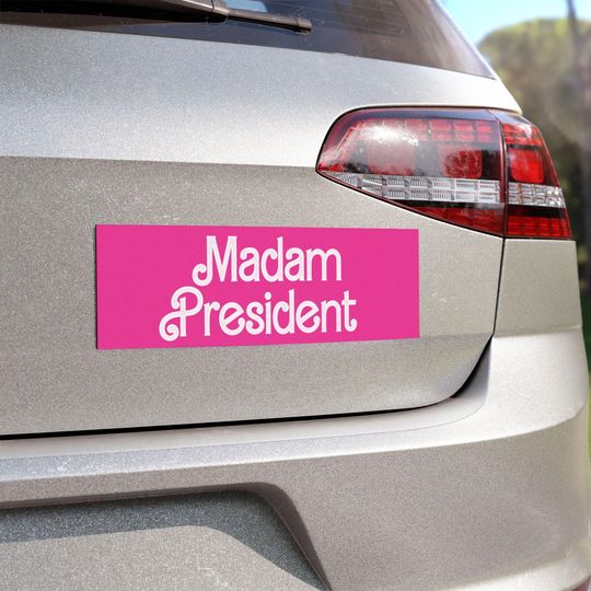 Car Bumper MAGNETS - Madam President - Barbie x Kamala Harris 2024