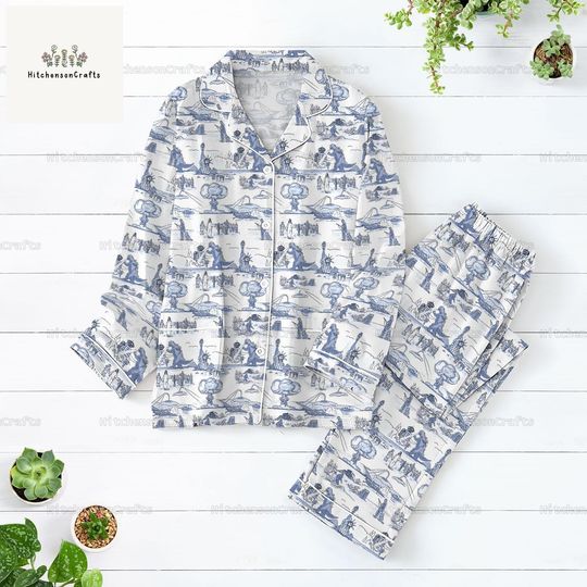god zilla Pajamas Set, god zilla Matching Pajamas Set, god zilla Shirt, god zilla Movie Pajamas Family, god zilla Fan Gifts, Holiday Pajamas