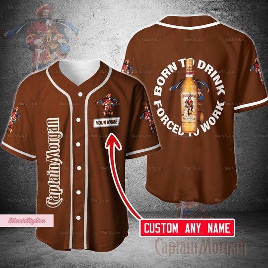Captain Morgan Baseball Shirt, Captain Morgan Baseball Shirt, Personalized Morgan Rum Shirt, Captain Morgan Shirt, Morgan Rum Shirt