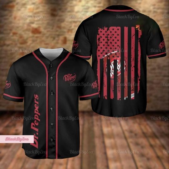 Dr Pepper Baseball Shirt, Dr Pepper Jersey Shirt, Dr Pepper Jersey, I Love Dr Pepper Tshirt, Diet Dr Pepper Shirt, Uniform Jersey