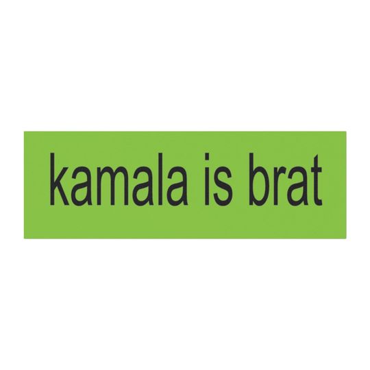 kamala is brat 2024 car magnet, brat summer, Car Accessory, Y2K Car Magnet, Car Decor