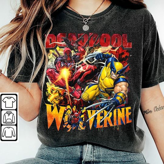 Blvckstyle Deadpool Wolverine Besties Forever Shirt, Superhero Best Friends Movie Slasher Unisex Shirt, Hoodie, Sweatshirt