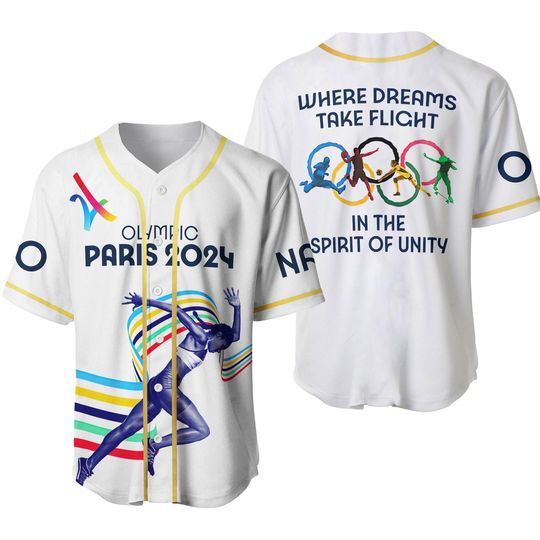 Olympic Paris 2024 Where Dreams Take Flight In The Spirit Of Unity Jersey Shirt