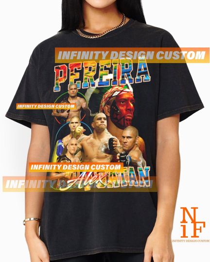 Alex Pereira shirt Vintage 90s T-shirt, Merchandise Bootleg Vintage Classic Graphic Tee