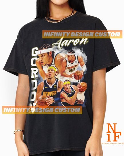 Limited Aaron Gordon shirt, Vintage 90s T-shirt, Merchandise Bootleg Vintage Classic Graphic Tee