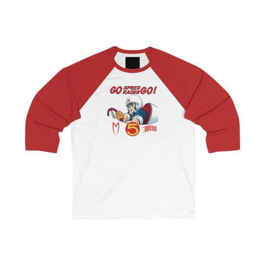 Go Speed Racer Go 3\4 Sleeve Baseball Tee