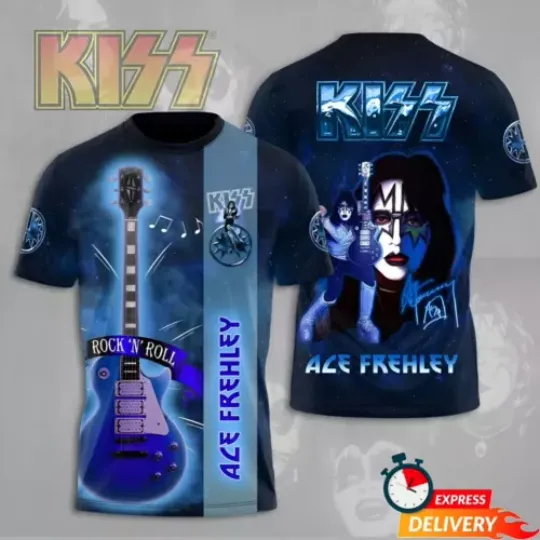 Freeship Kiss Ace Frehley 3D Shirt, Men and Women Full Size