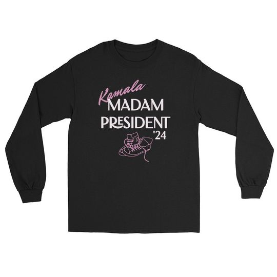 Kamala for President 2024, Presidential Election, Democratic Nominee, First Woman President Mens Long Sleeve Shirt
